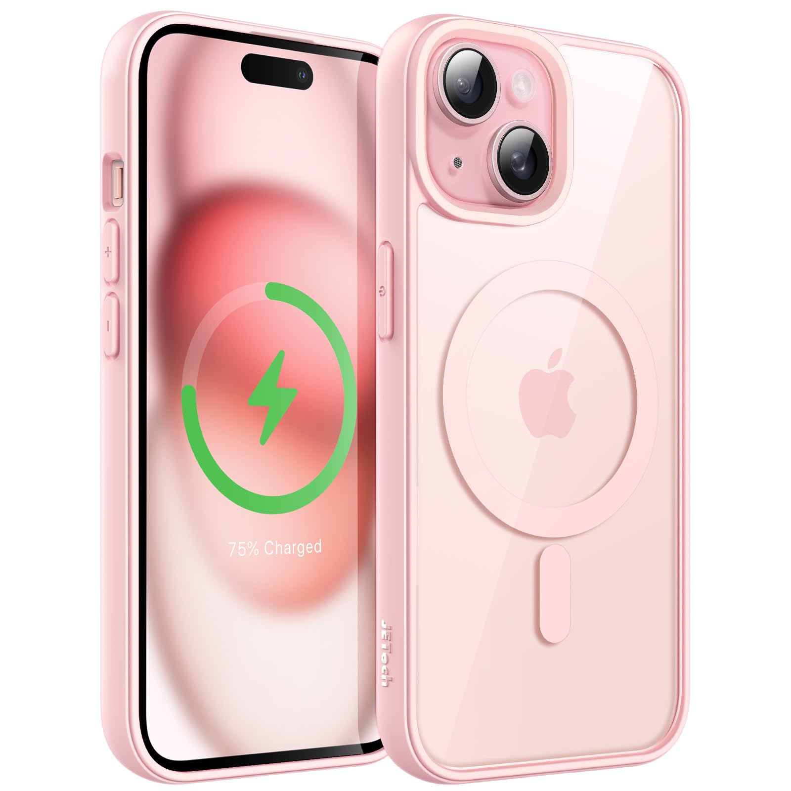 Amazon.co.jp: JETech iPhone 15用 マグネットケース (ピンク